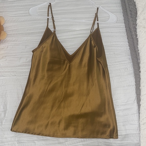 Zara satin mustard color top - Picture 4 of 6
